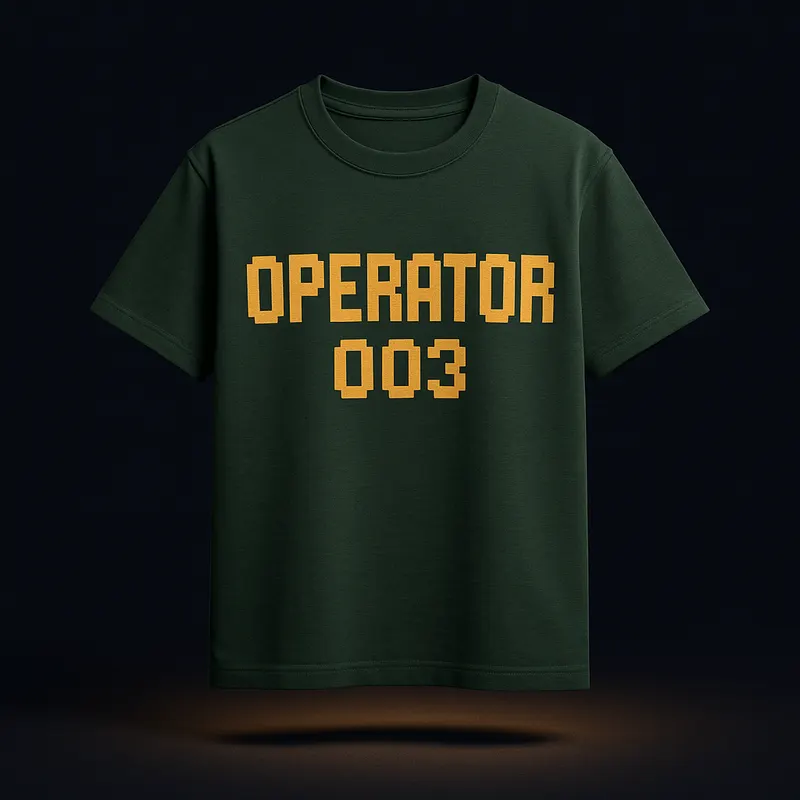 Operator Tee — product mockup